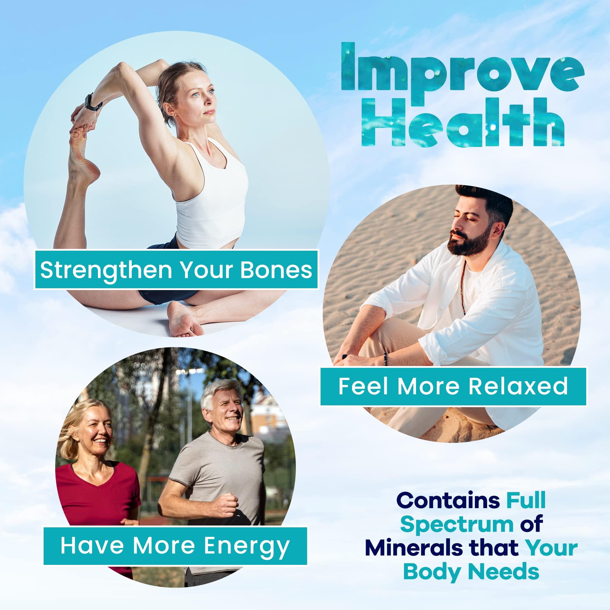 ACTIVATION Pure Trace Ocean Minerals by Activation Products - Pure Ocean Liquid Minerals to Add to Water, with 70+ Potent Ionic Trace Elements for Energy Boost, Muscle & Joint Health, and Heart Health, 8 fl oz