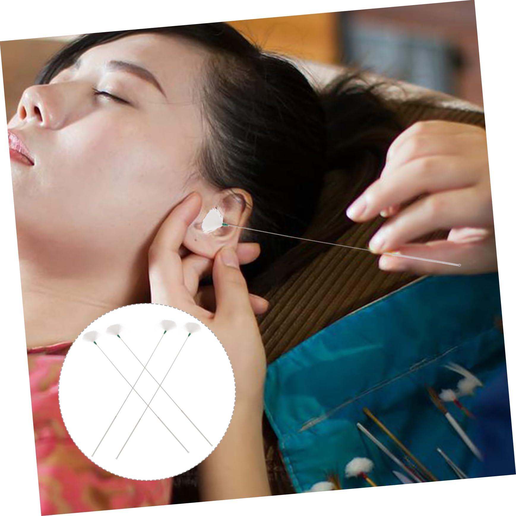 FOMIYES 4pcs Ear Picking Tool Ear Cleaner Ear Picker Ear Pick Remover Ear Wax Removal Tool Tweezers Exquisite Earwax Cleaners Collector Household Goose White Baby