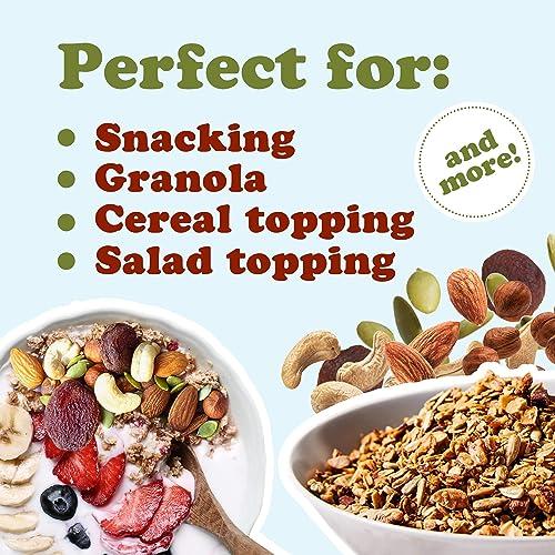Food to Live Food to Live Organic Active Life Trail Mix, 8 Ounces  Raw and Non-GMO Snack Mix Contains Cashews, Pumpkin Seeds, Apricots, Hazelnuts, Almonds. Vegan Superfood, Kosher, No Added Sugar, Bulk