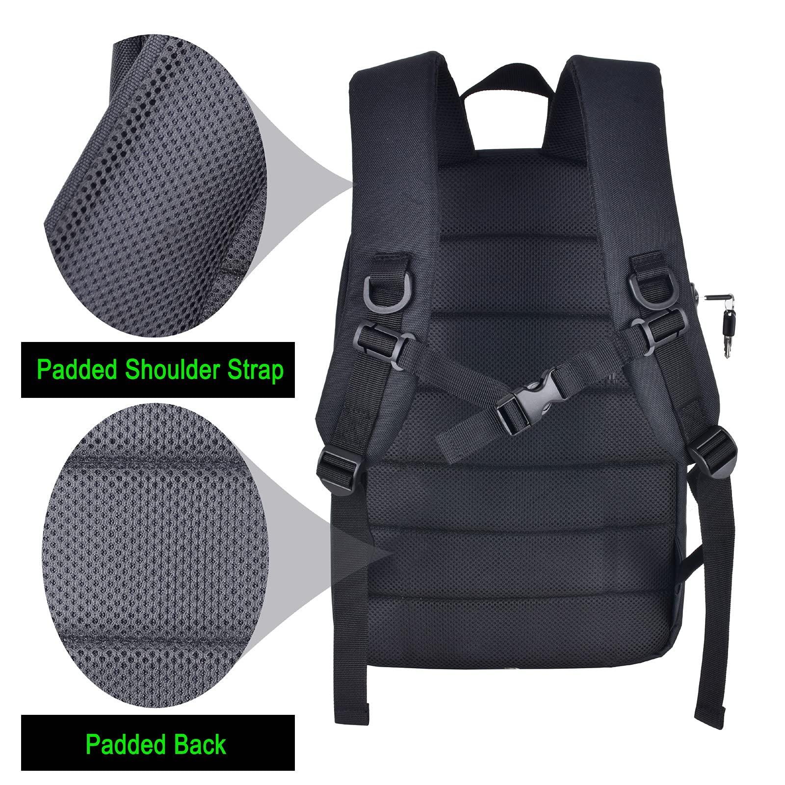 MZIPLINE MZIPLINE Smell Proof Backpack with TSA Lock and Key and Small Pink Odor Proof Case