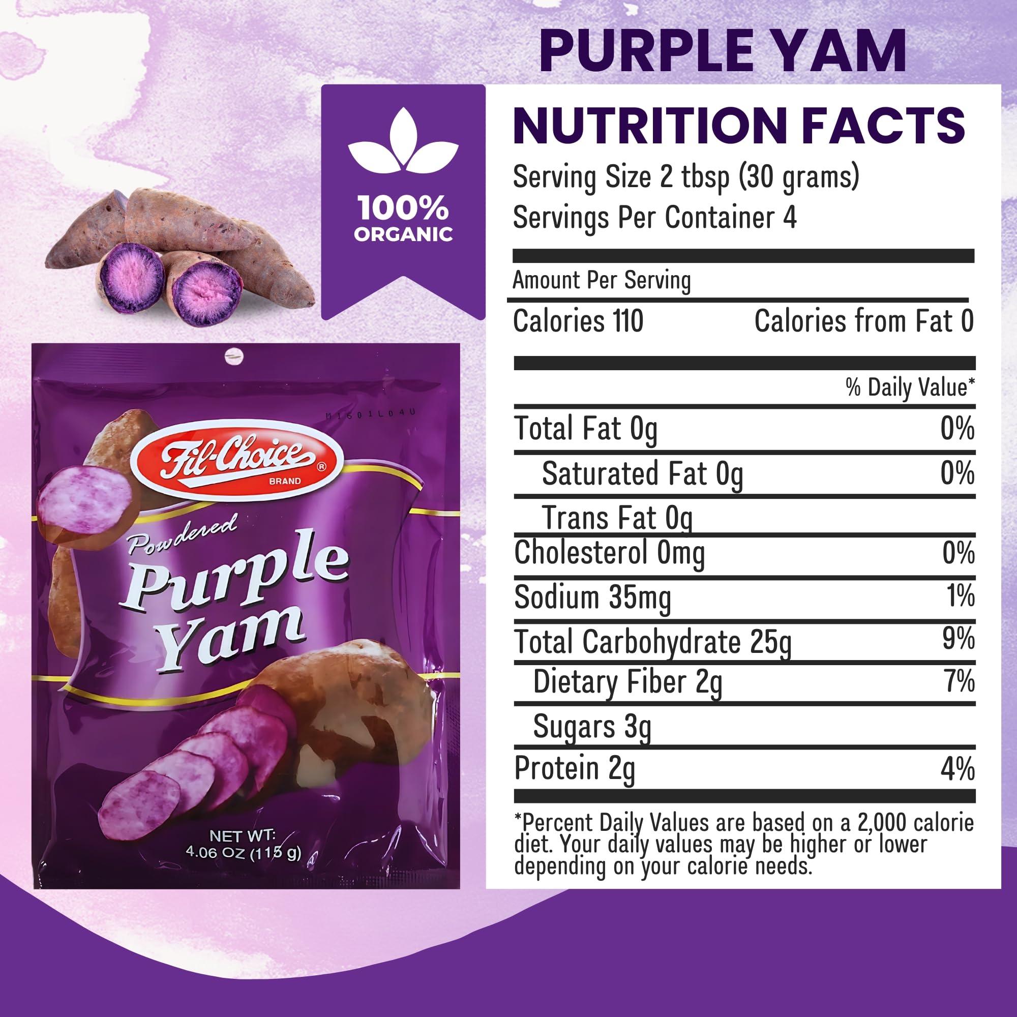 Fil Choice Brand 4.06oz Fil Choice Brand Powdered Purple Yam (One Bag Per Order)