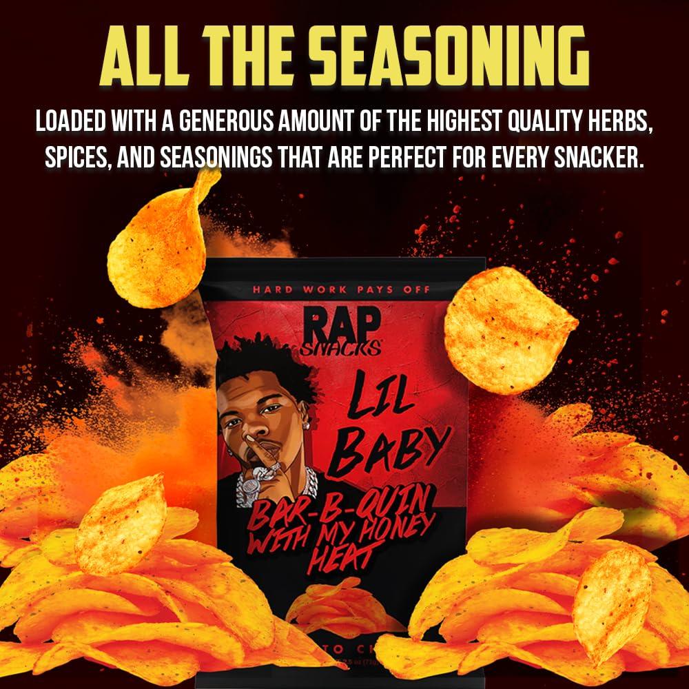 RAP SNACKS Rap Snacks Migos Sour Cream with a Dab of Ranch Potato Chips 2.5 Oz Bags - Pack of 12