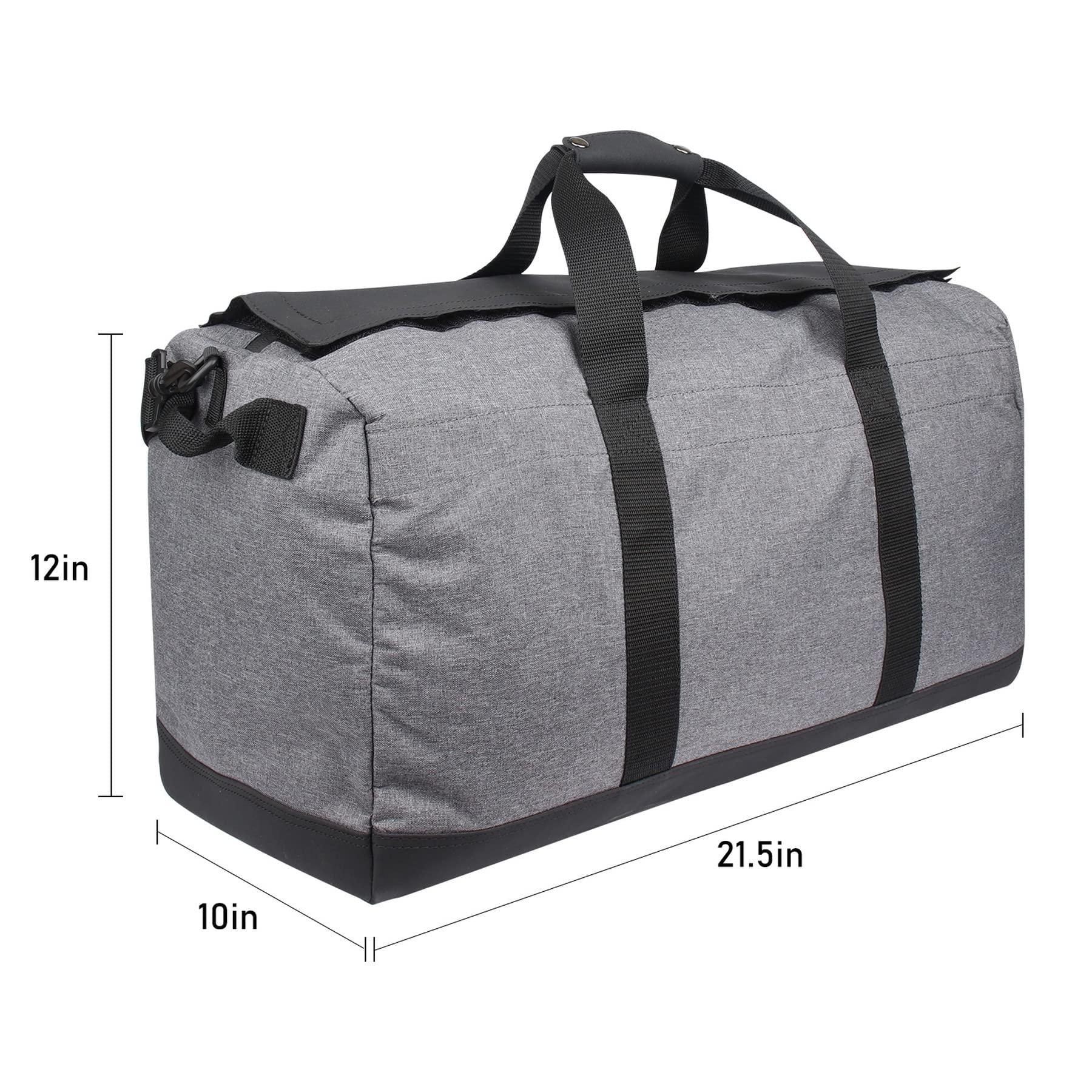FIREDOG FIREDOG Smell Proof Duffle Bag, Large Smell Proof Bag for Travel Storage(21.5”x10”x12”)