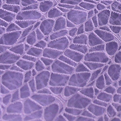 Bucasi 30 Organza Lace Bags Wedding Showers Party Favor Fabric Candy Goody Bags (Purple, 7 x 12 - M)