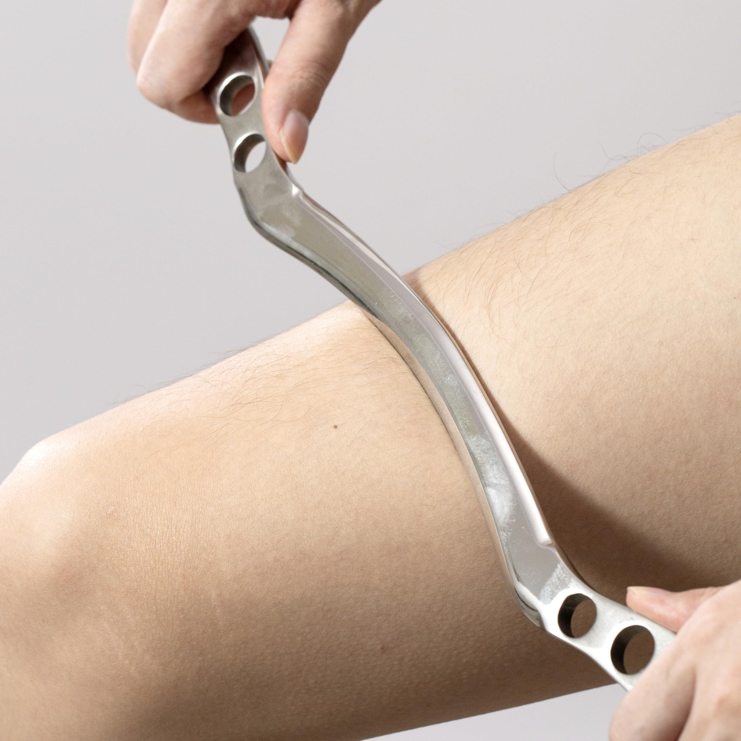 NCCYOOT NCCYOOT Gua sha Set, IASTM Tool Gua Sha Stainless Steel Muscle Scraper Set of 6 Picese for Soft Tissue Therapy and Reduce Arms,Legs,Back, Shoulder Muscle Pain(7C pcs)