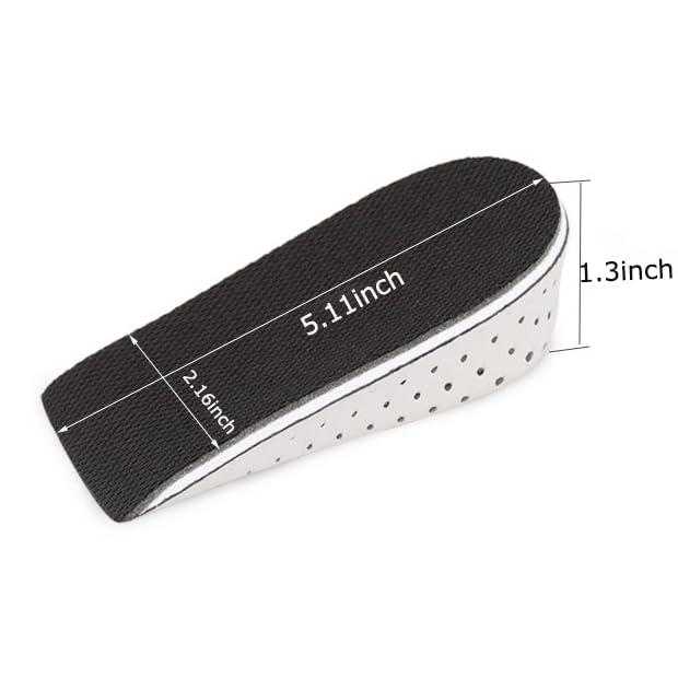 generic Invisible Height Increase Insoles Memory Foam Height Elevator Insoles Shoe Lift Heel Lift Cushion Pads 3.3cm