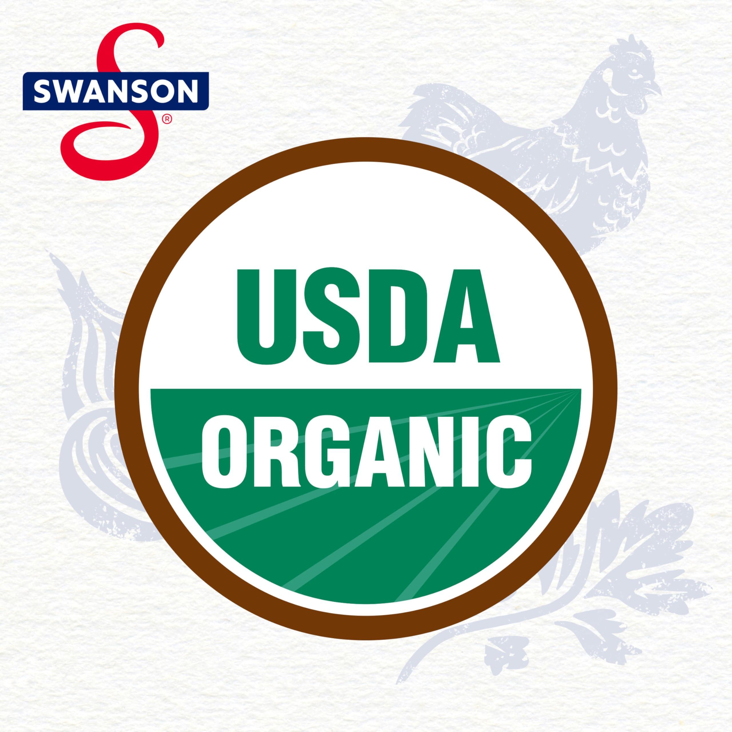SWANSON S Swanson 100% Natural Low Sodium Organic Chicken Broth, 32 oz Carton