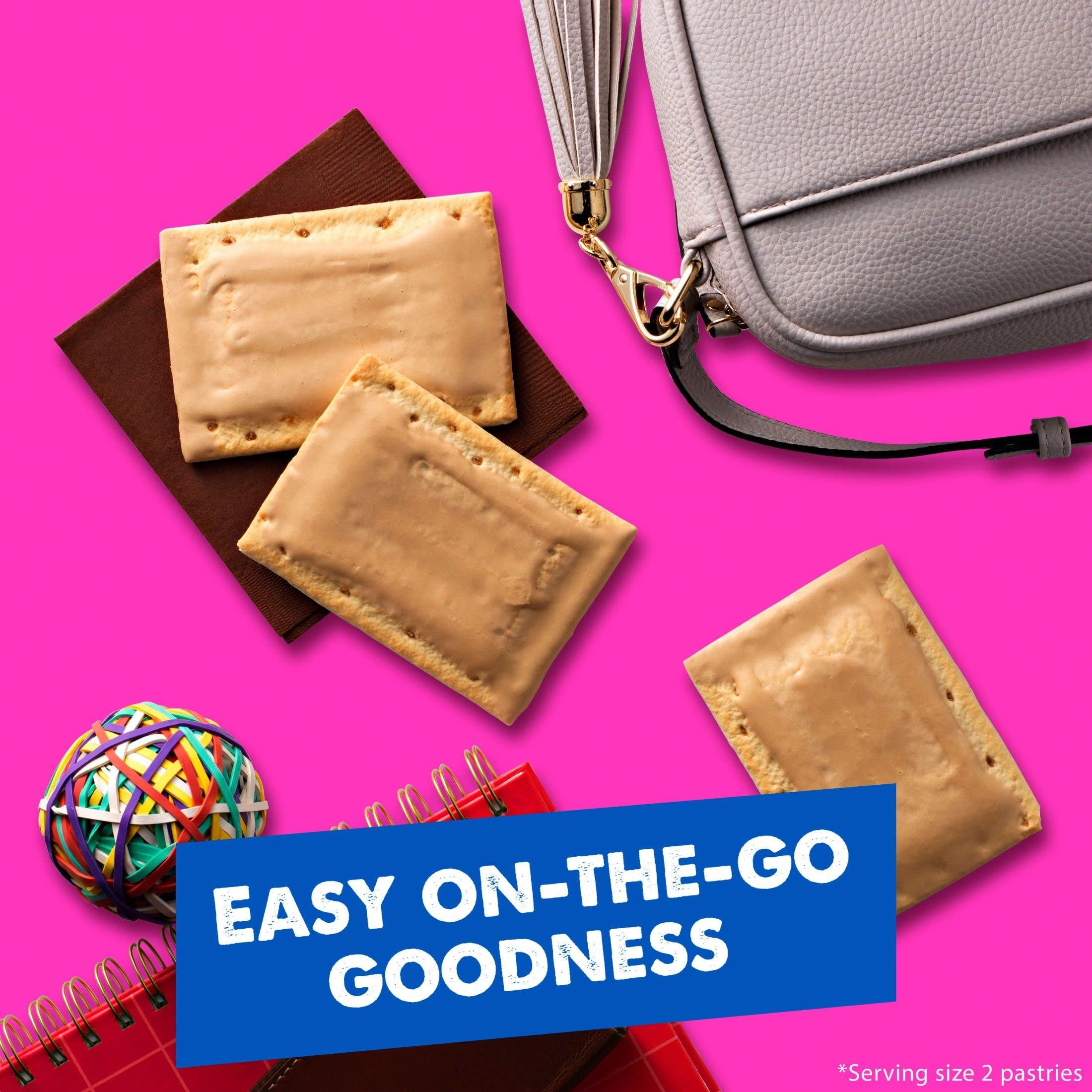 Pop-Tarts Pop-Tarts Toaster Pastries, Breakfast Foods, Kids Snacks, Frosted Brown Sugar Cinnamon, Value Pack (64 Pop-Tarts) (Pack of 2)