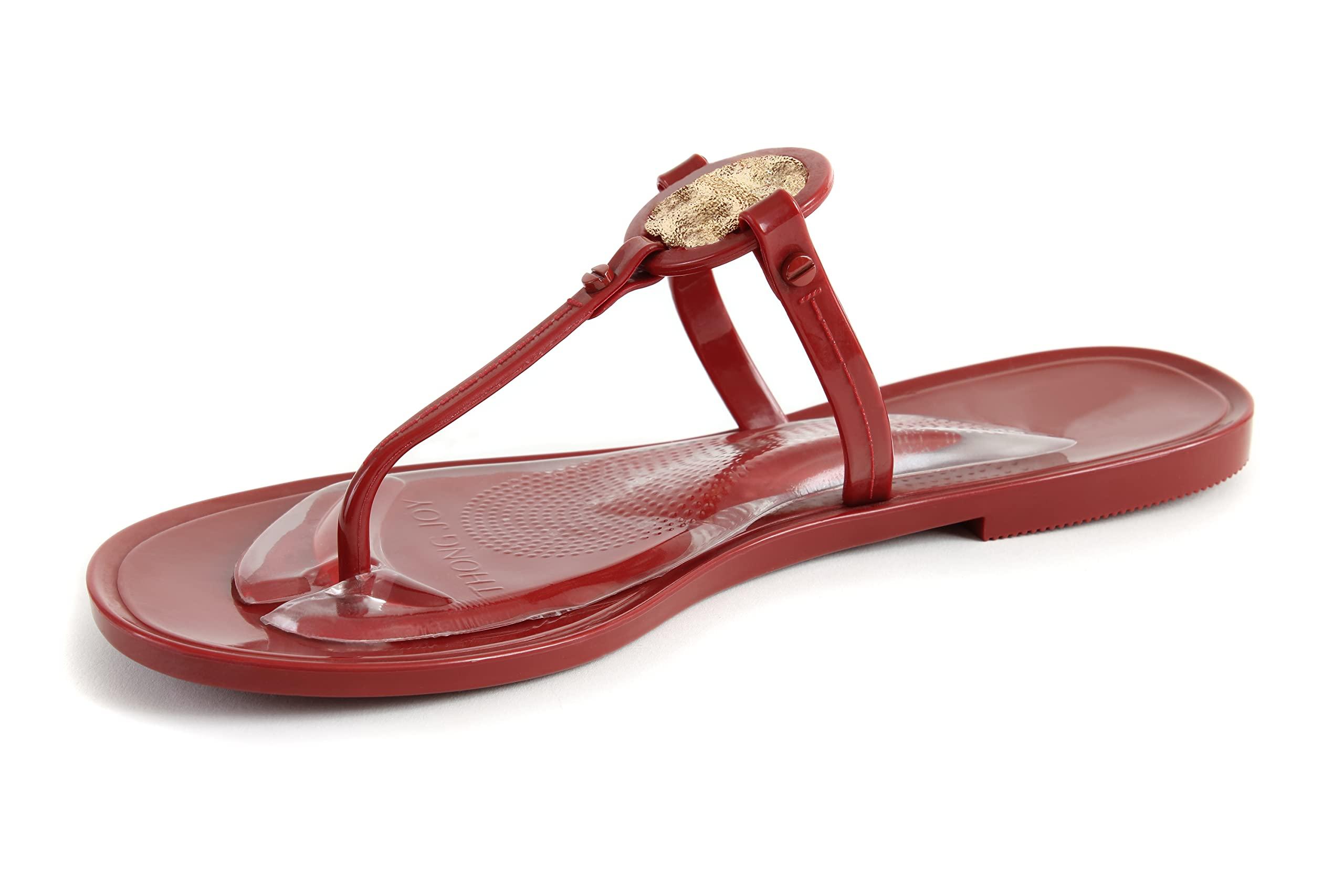 Thong Joy Thong Joy Arch Support Insoles for Sandals and Flip Flops, Foot Cushion Relieves Foot and Heal Pain from Plantar Fasciitis and Flat Feet, Feel Amazingly Comfortable (Lg 8-10)