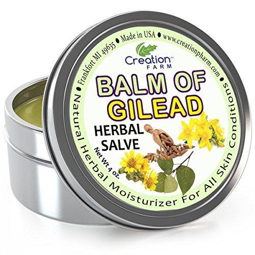 Creation Farm Creation Farm Balm of Gilead Salve - Large 4 Oz Tin - All Botanical Balm of Gilead Bud Ointment, Todos Bálsamo de Galaad pomada botánico