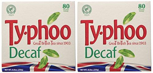 Typhoo Typhoo Decaf Tea, 80-Count Tea Bags (Pack of 2)