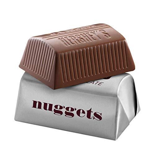 Hersheys Milk Chocolate, Hersheys Nuggets Milk Chocolate Candy, Individually Packed in a Share Size Pouch, Ideal Snacks to Satisfy Kids and Adults Sweet Tooth for 2 Packs of 10.2 Oz
