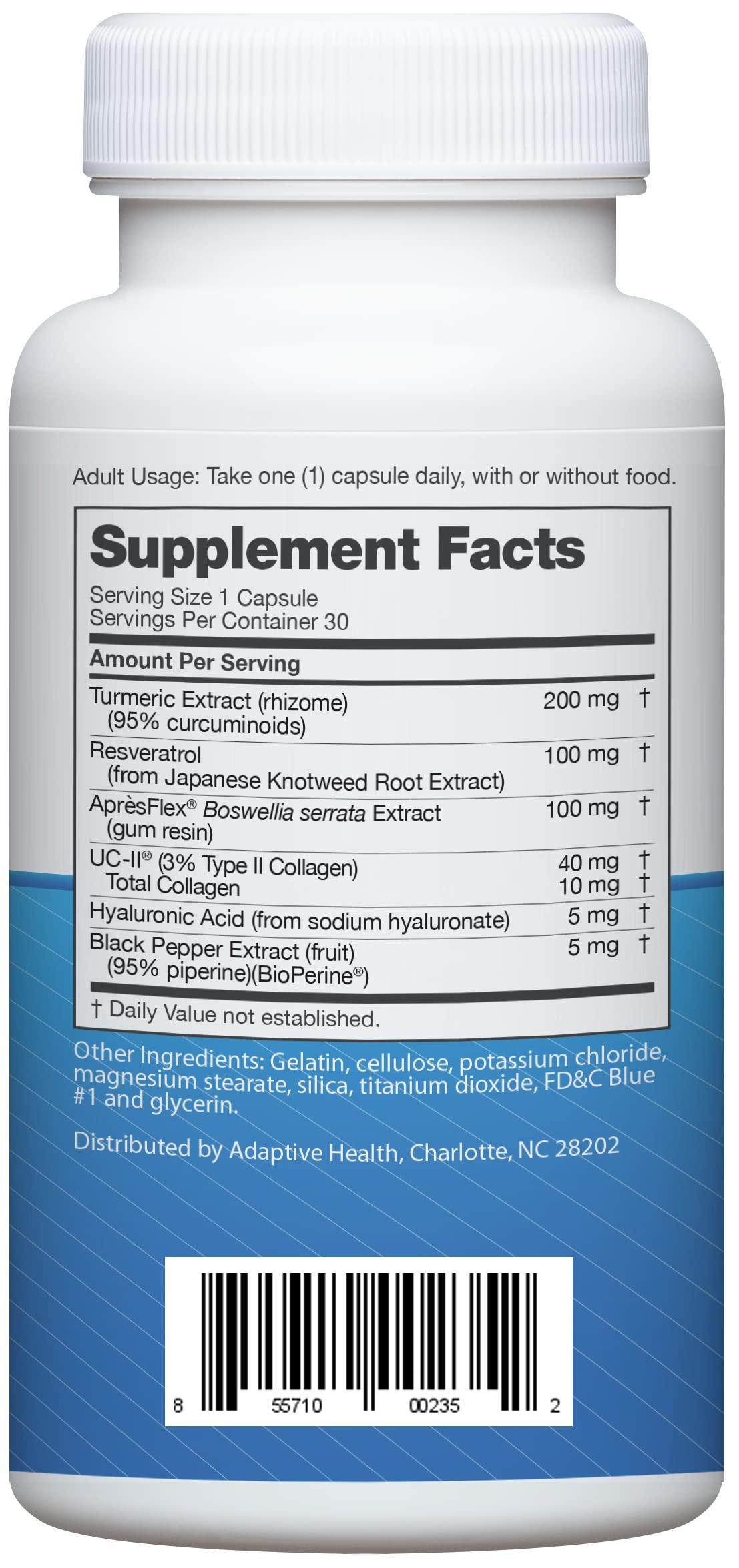 Instaflex Instaflex Advanced Joint Support Nutritional Supplement Capsule with Doctor Formulated Joint Relief Supplement, Featuring UC-II Collagen & 5 Other Joint Discomfort Fighting Ingredients, 60 Ct