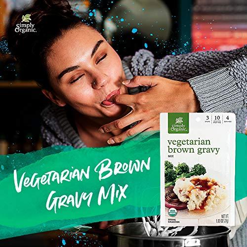 Simply Organic Simply Organic Vegetarian Brown Gravy Mix, Certified Organic, Vegetarian, Gluten-Free | 1 oz