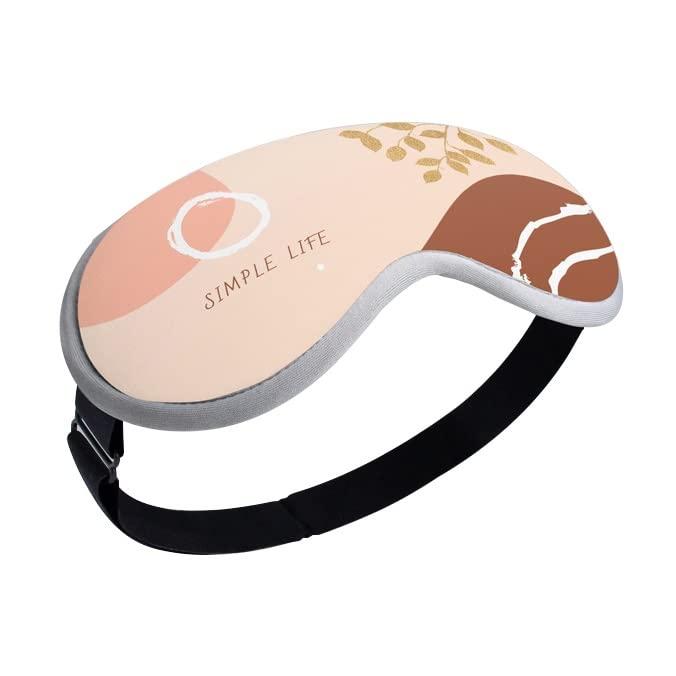 BINOXY Heated Eye Mask,USB Steam Warm Compress for Puffy Eyes Adjustable Temp Sleep Eye Mask for Dry Eye, Chalazion, Blepharitis, Stye (Color : B, Size : 21 * 9cm)