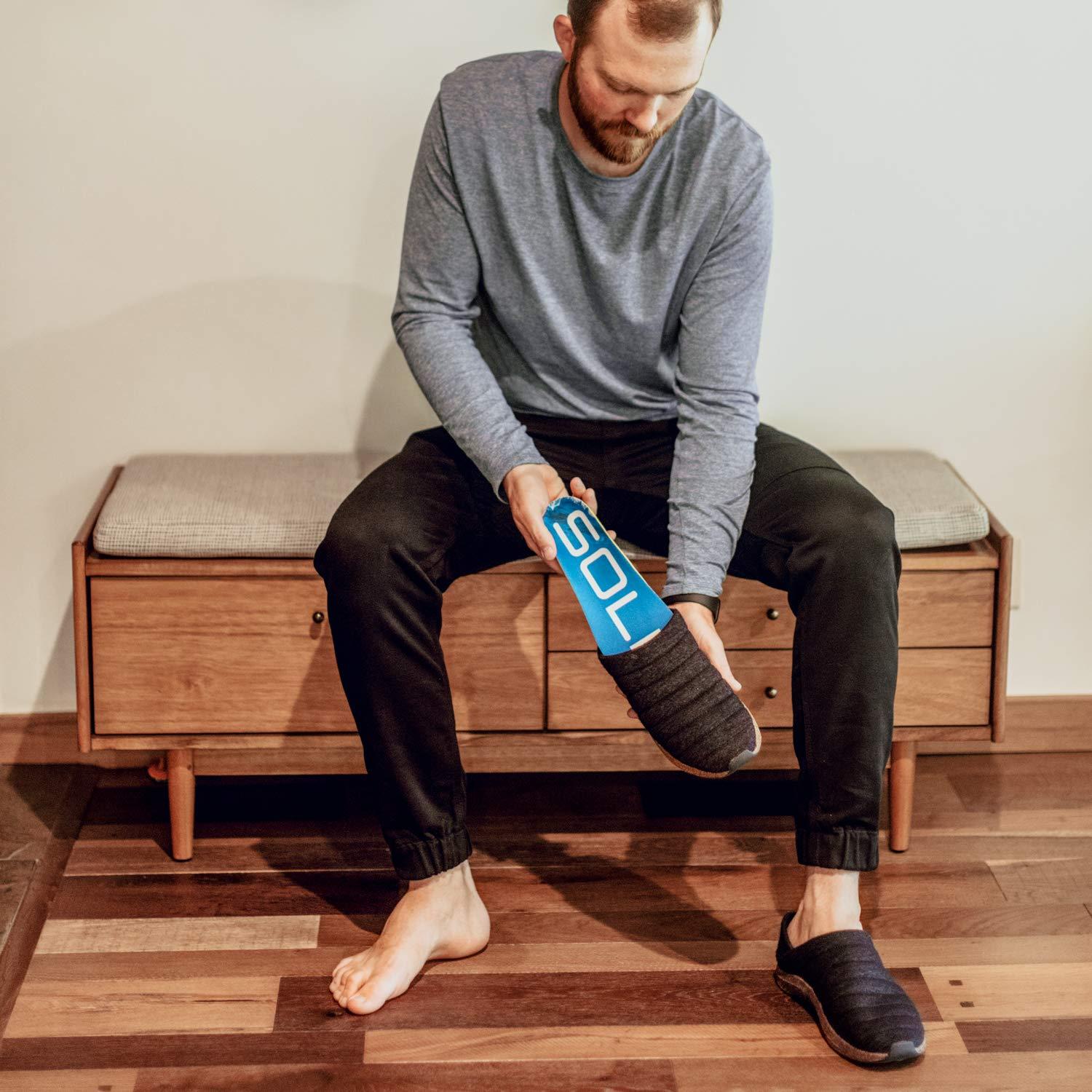 SOLE SOLE Performance Thick Plantar Fasciitis Insoles, Men & Women - Arch Support Inserts for Foot Health and Heel Pain Relief, Orthotic Shoe Inserts Men & Women