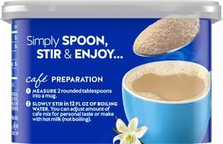 MAXWELL HOUSE Maxwell House International French Vanilla Sugar Free Cafe Beverage Mix 4 oz Canisters, Pack of 4