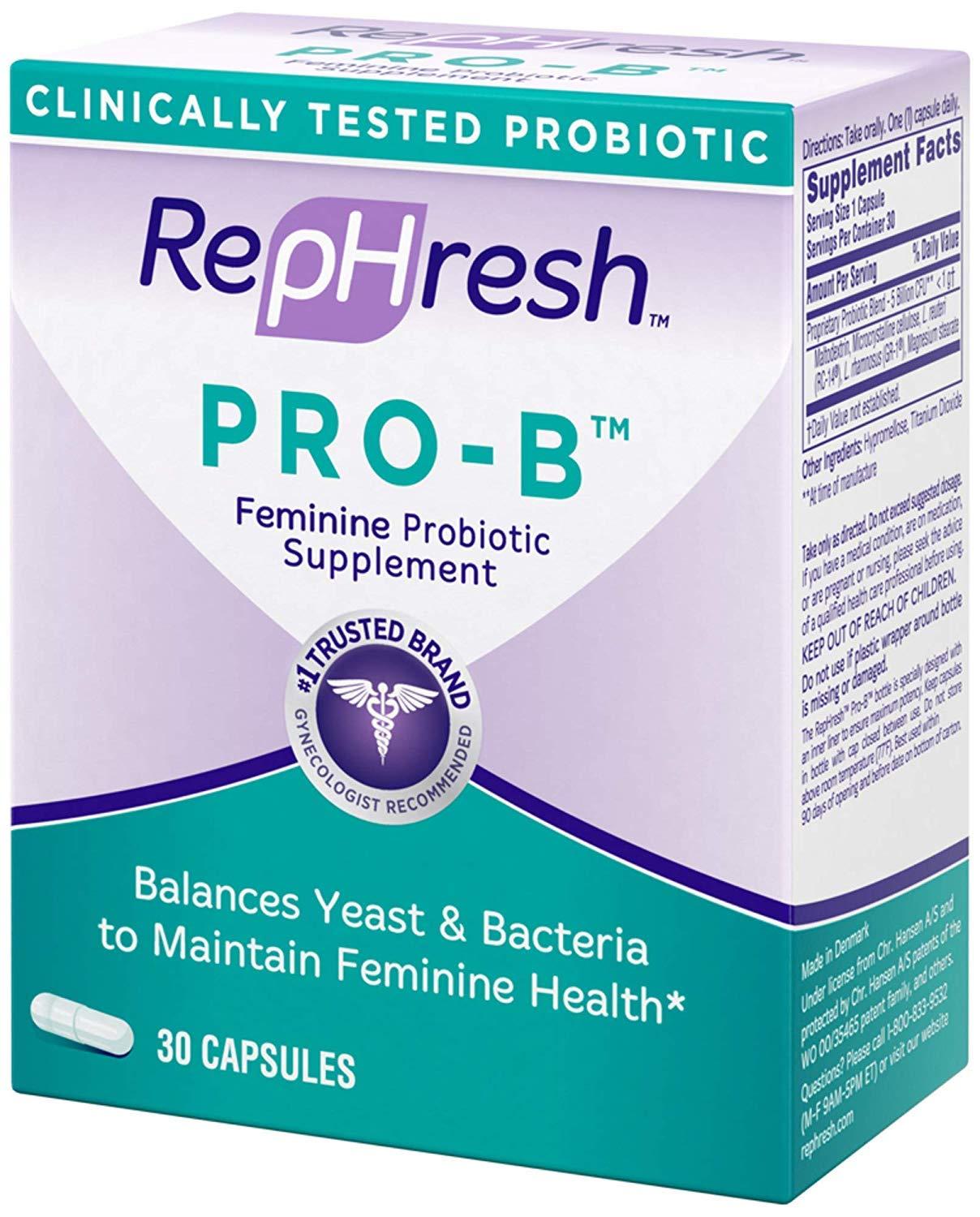 RepHresh RepHresh Pro-B Probiotic Feminine Supplement - 5 Pack