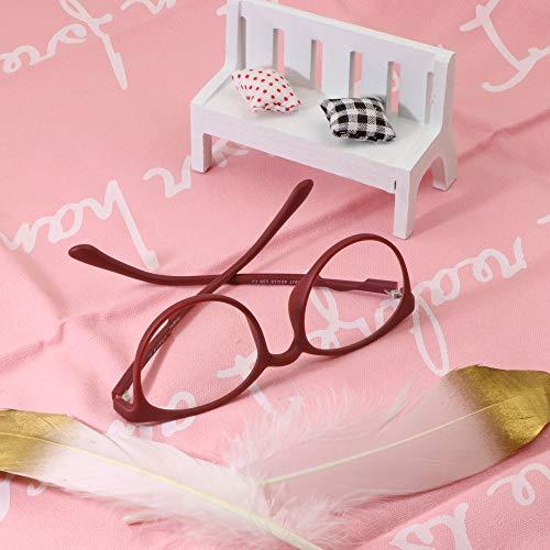 LifeArt LifeArt Bifocal Reading Glasses, Transition Photochromic Dark Grey Sunglasses, Dual-use for Outdoor UV Protection, Computer Reading Glasses, Reduce Glare, (Red, 0.00/+1.25)