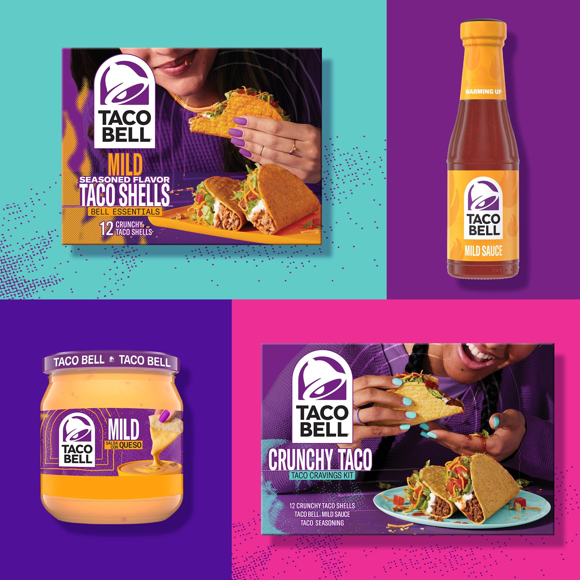 Taco Bell Taco Bell Crunchy Taco Dinner Kit (12 Count per Box) (Pack of 4)