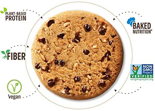 Lenny & Larry's Lenny & Larry's The Complete Cookie, Peanut Butter Chocolate Chip, Soft Baked, 16g Plant Protein, Vegan, Non-GMO, 4 Ounce Cookie (Pack of 12)