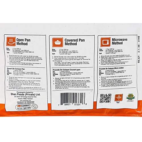 Shan Shan - Extra Long Grain Aged Basmati Biryani Rice (10 Lbs), Premium Grade