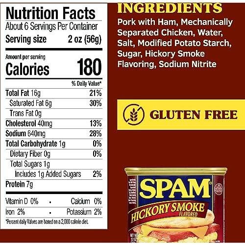 SPAM Spam Hickory Smoke, 12 Ounce Can