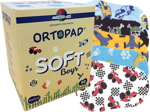 Ortopad Ortopad® Soft Bamboo Boys Eye Patches, 50/Box (Regular Size, 4+ yrs) Textured Accents