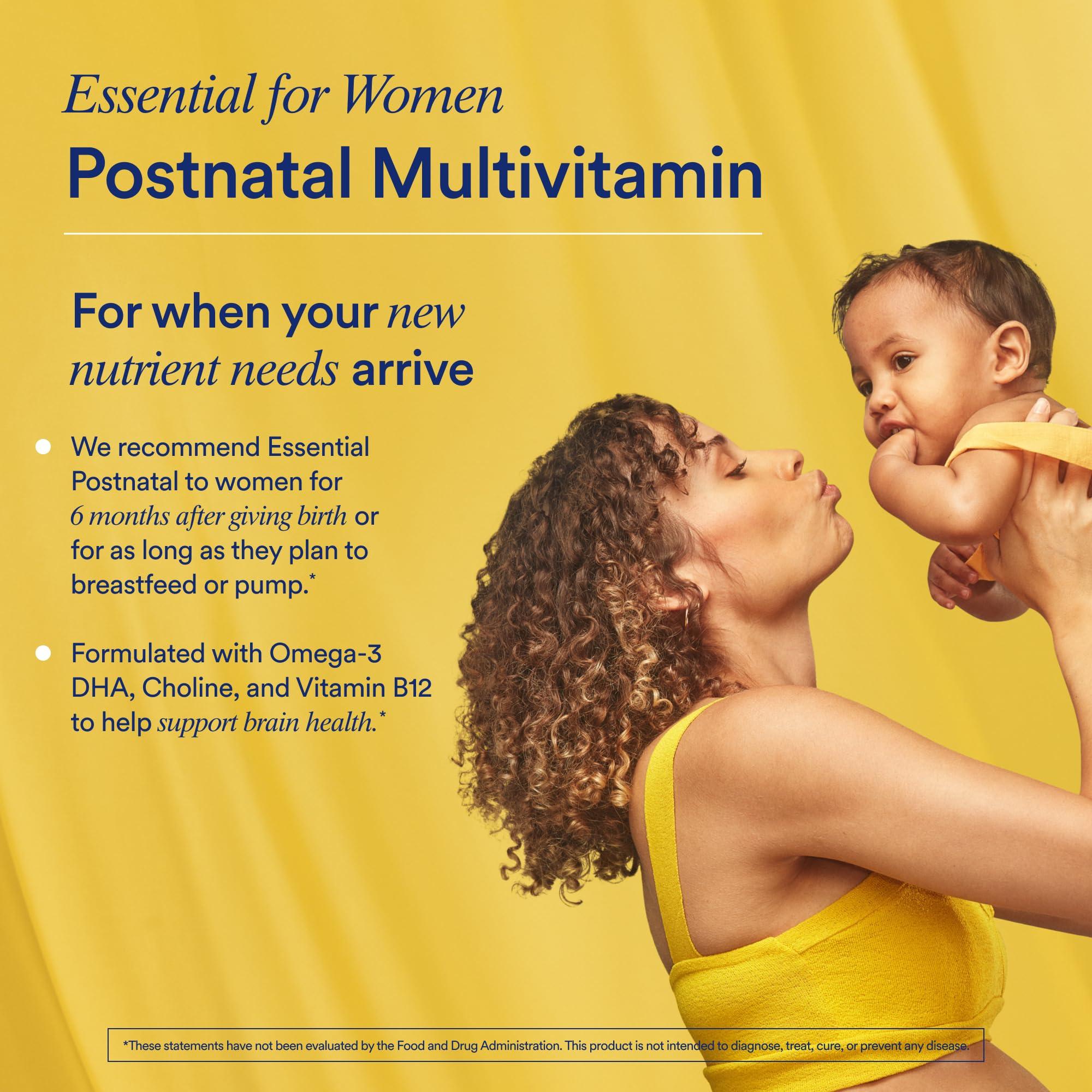 Ritual Ritual Postnatal Mom-to-Baby Set, Postpartum Multivitamin and Natal Choline Supplements, Supports Lactation, Immune Function, and Baby\'s Cognitive Function