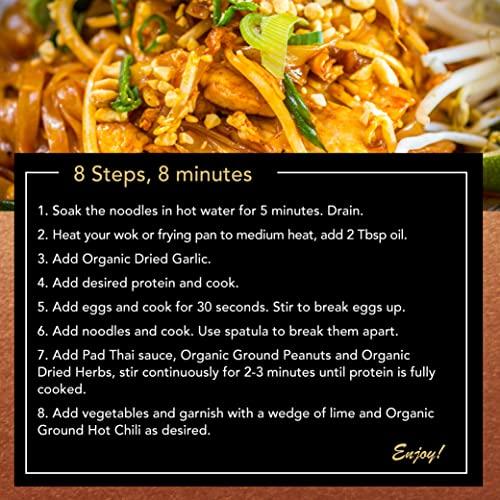 Verve CULTURE Thai for Two Cooking Kit by Verve CULTURE | USDA-Organic Pad Thai Cooking Kit | Authentic Thai Cuisine | Unique Cooking Gift Set | Vegan, Gluten-Free | Made in Thailand |Pack of 3