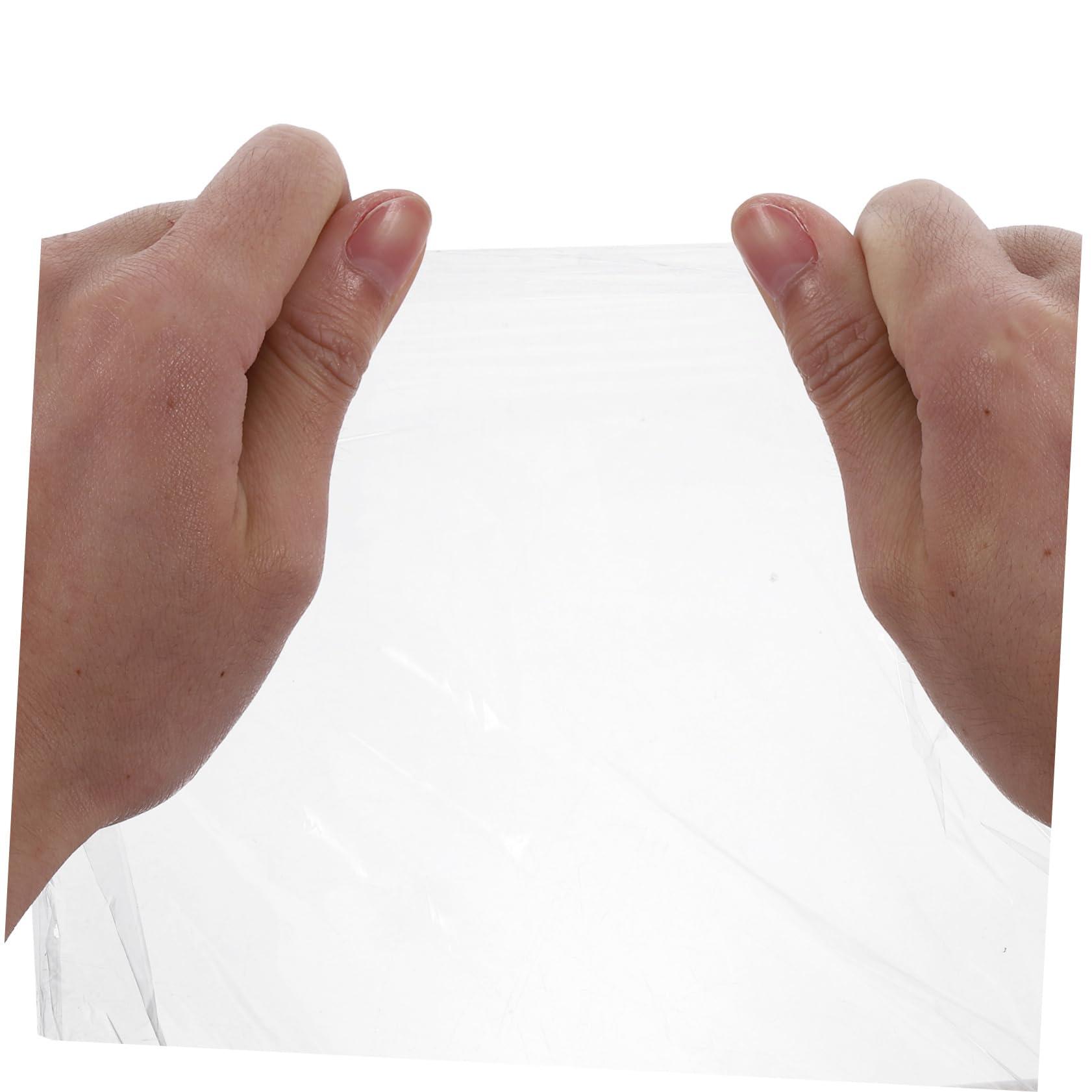 FOMIYES FOMIYES 50M Food Grade Plastic Cling Wrap for Kitchen and Food Preservation 30cm Wide Disposable Cling Film Long Roll for Sealing Food Jars and Leftovers Ideal for Home Use