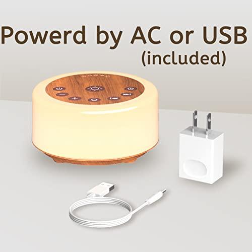 ColourNoise ColourNoise Sound Machine White Noise Machine 12 Colors Night Lights Brown Noise Machine with 30 Soothing Sounds Sleep Sound Machine with 5 Timers Portable for Home Travel and Office