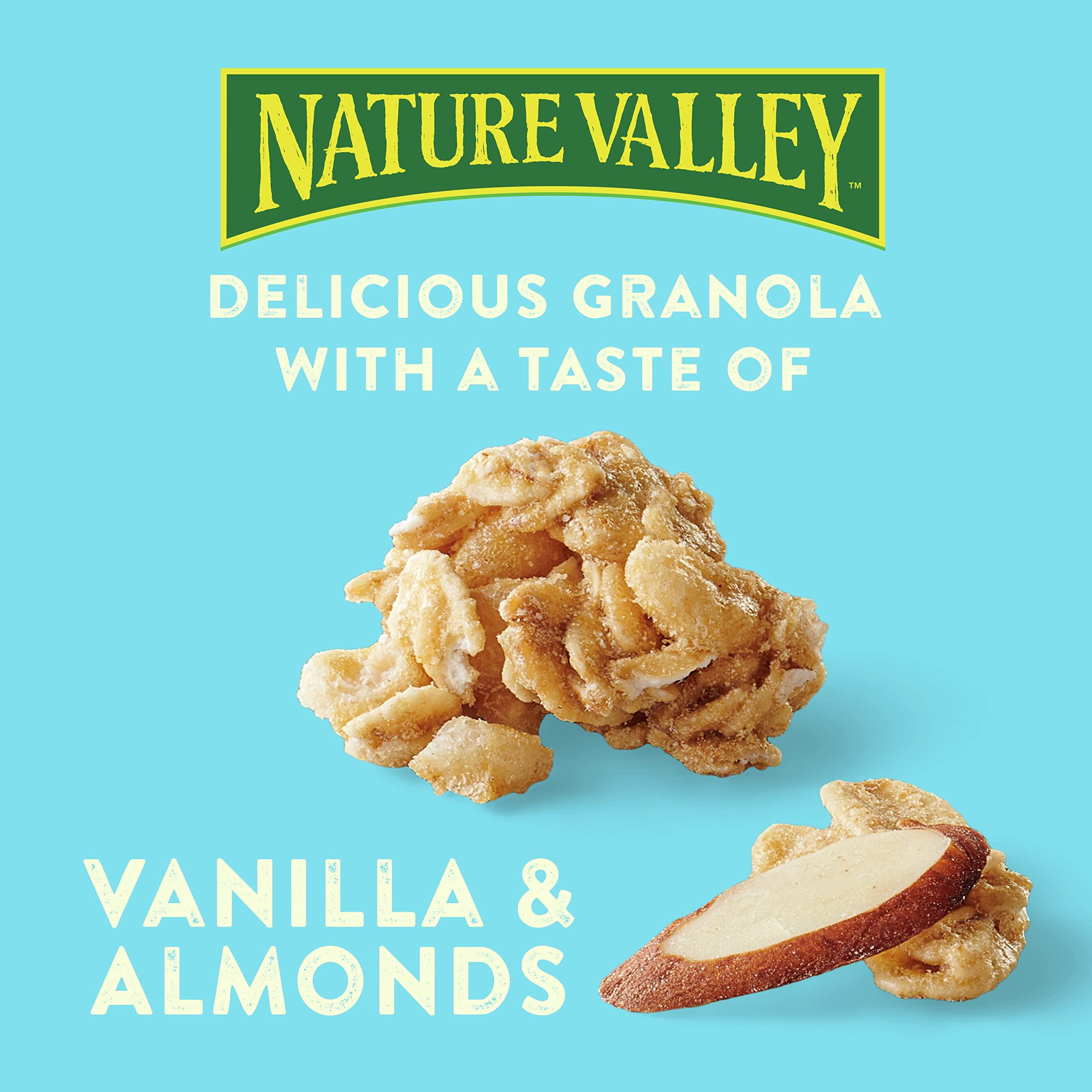 Nature Valley Nature Valley Vanilla Almond Reduced Sugar Granola, 11 OZ Bag (Pack of 4)