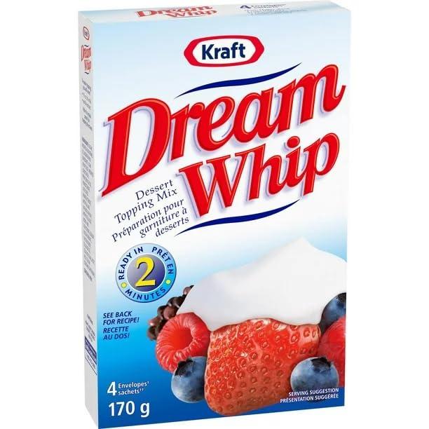 Kraft Heinz Company Generic Dream Whip Whipped Topping Mix, 170g/6oz (Pack of 2) Shipped from Canada