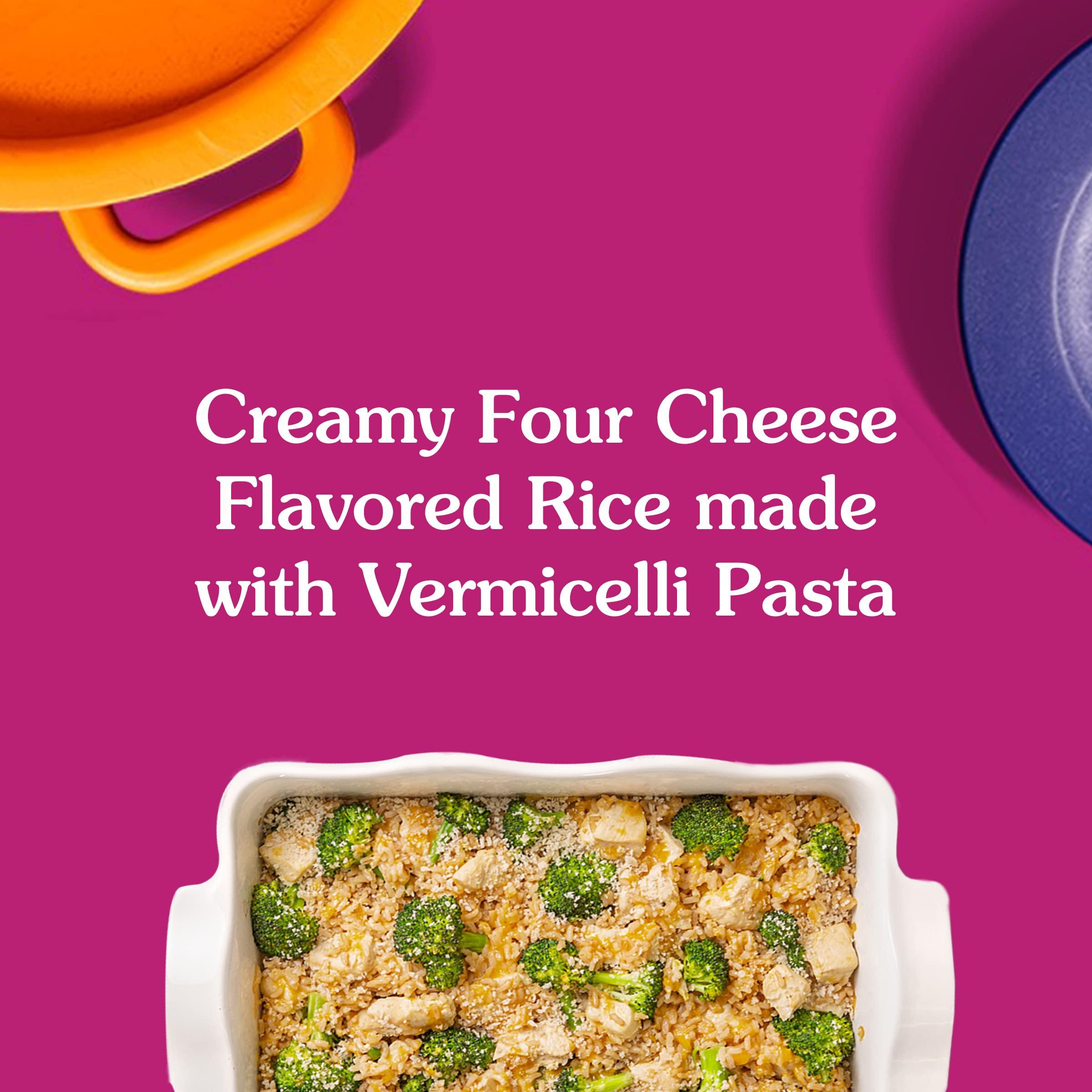 BEN'S ORIGINAL BEN\'S ORIGINAL Ready Rice Creamy Four Cheese Flavored Rice, Easy Dinner Side, 8.5 OZ Pouch