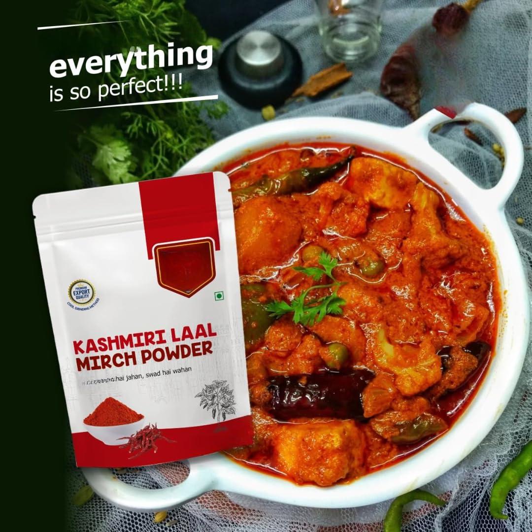 Generic Generic Kashmiri Lal Mirch Powder |Kashmiri Red Chilli Powder For Daily Cooking | Absolute Purity | No artificial colors And Preservatives -200 gm