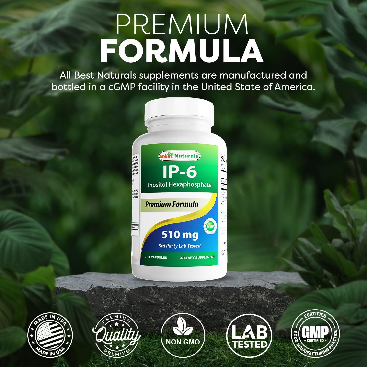 Best Naturals Best Naturals IP-6 510 mg 180 Capsules