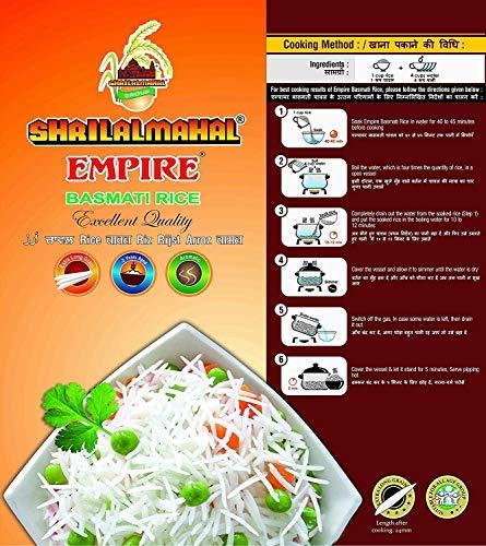 SHRILALMAHAL SHRILALMAHAL Empire Basmati Rice (Most Premium), 10 lbs / 160 oz