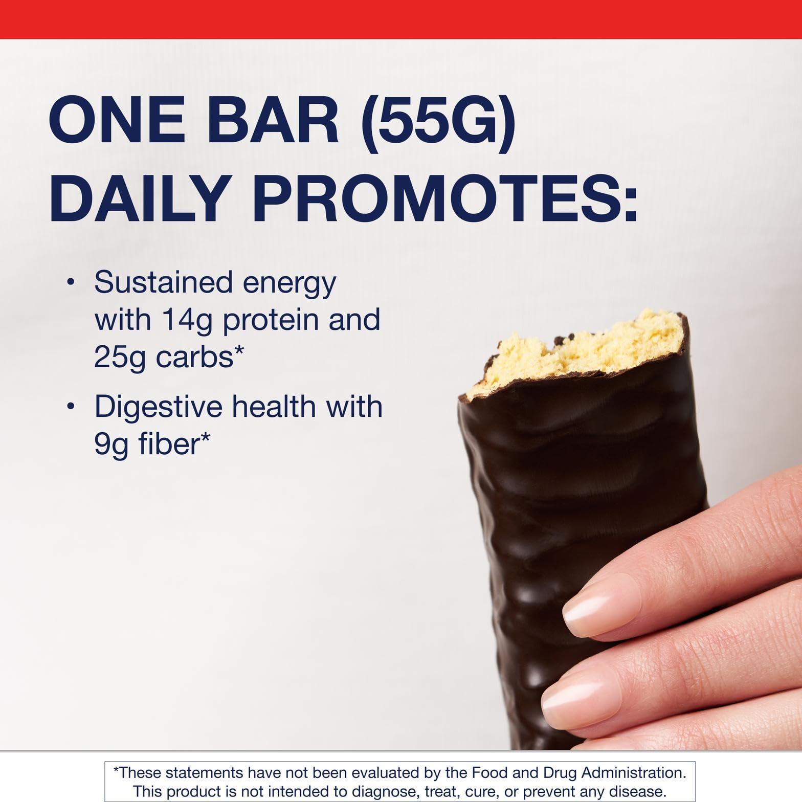 Metagenics Metagenics Ultra Energy Bars - High Protein Bar - With Iron, Fiber from Inulin, Potassium & Calcium - Helps Sustain Energy - Caramel Sea Salt - 12 Bars