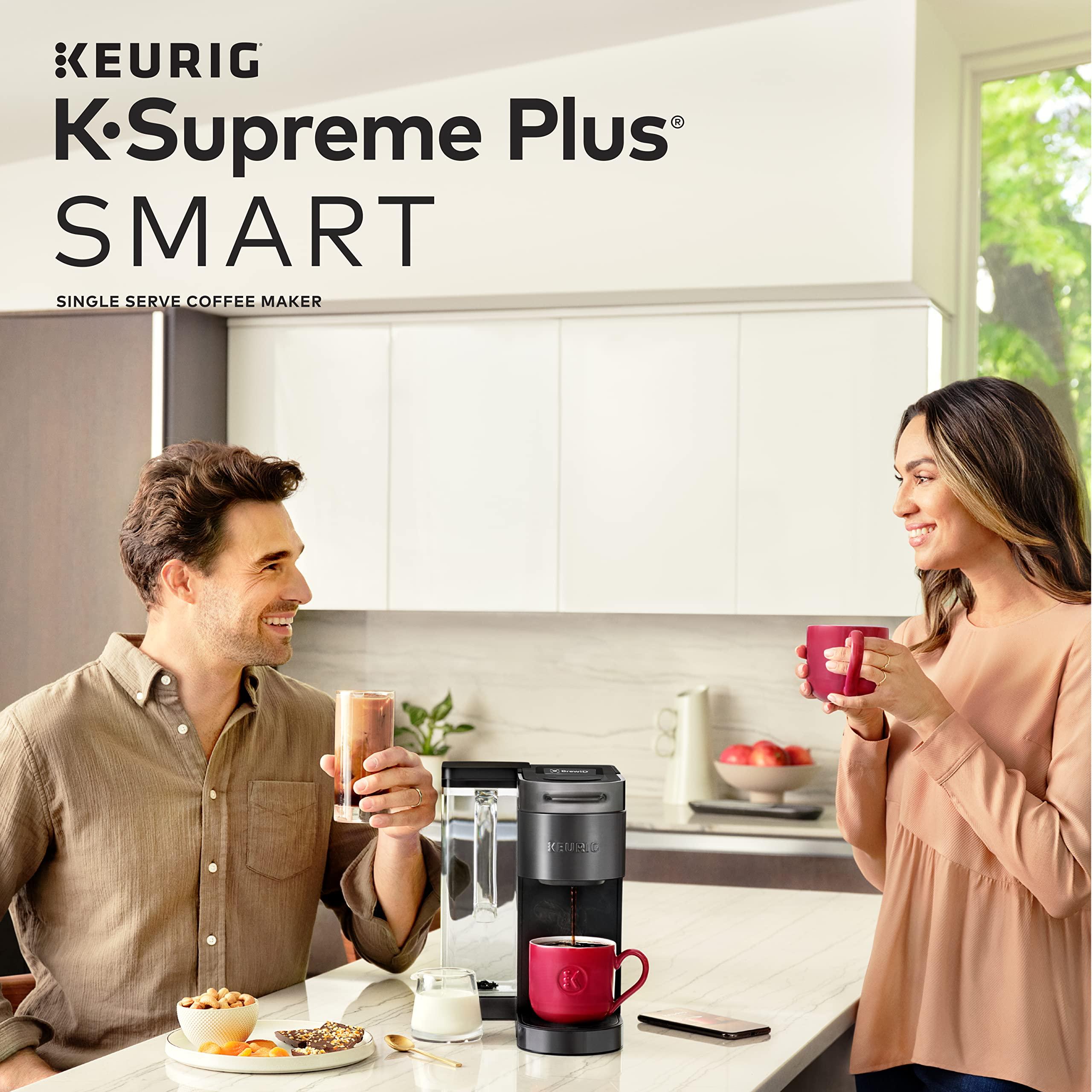 Keurig Keurig K-Supreme Plus SMART Single Serve Coffee Maker with Dunkin' Original Blend Medium Roast, 60 K-Cup Pods