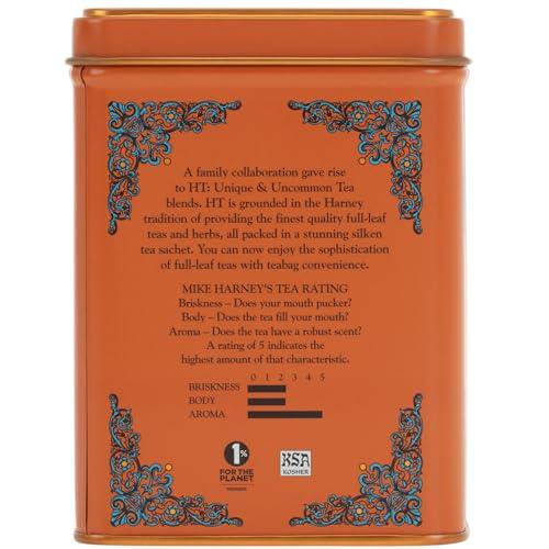 Harney & Sons Harney & Sons Caffeinated Hot Cinnamon Sunset Black Tea with Orange and Cloves Tin 20 Sachets (Pack of 1)