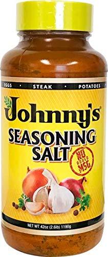 Johnny's Fine Foods Johnny's Seasoning Salt , NO MSG 42-Ounce Bottle (Pack of 3)