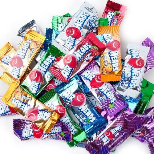 Perfetti Van Melle Airheads Assorted Mini Taffy Bars - 3 LB Bulk Bag