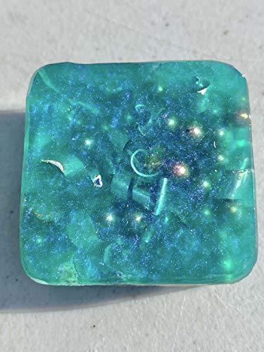 Rise Perspective Green Purple 2 Mini Cube Tower Busters Crystal Orgone (Green Purple)