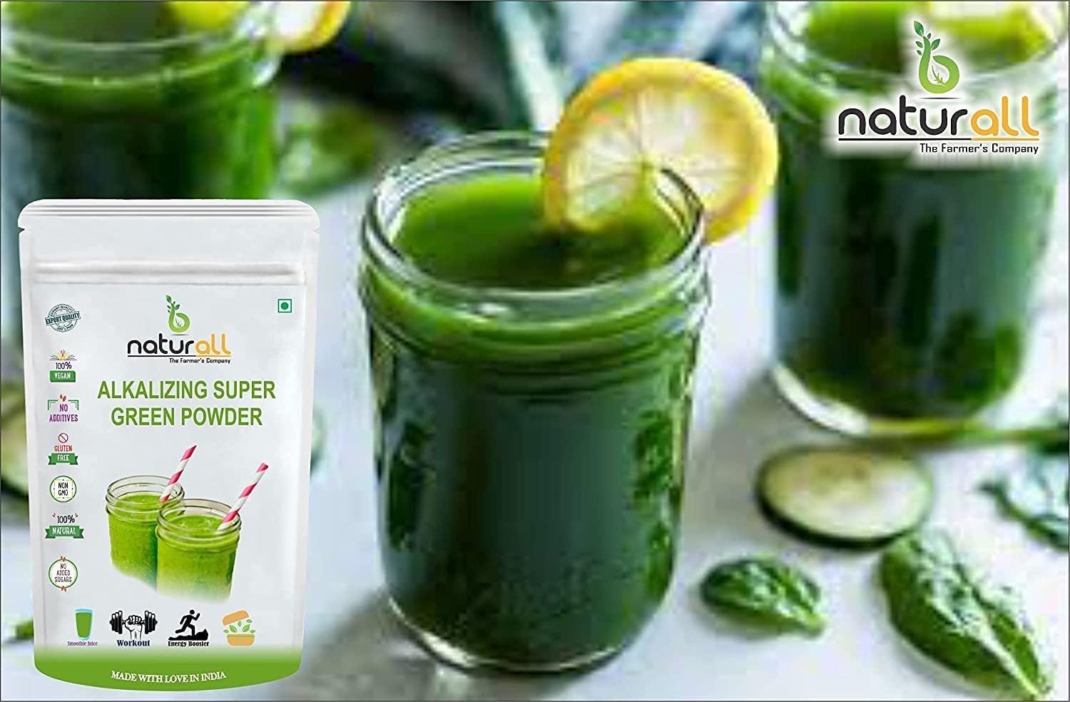 BETT BETT Alkalizing Super Greens | Natural Vitamins and Minerals | Rich in Antioxidants - 200 GM by B Naturall.