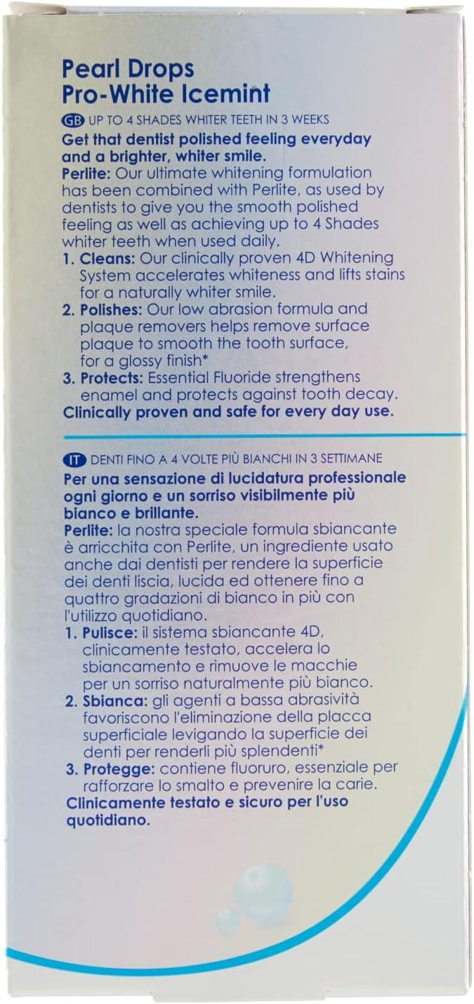 Pearl Drops Pearl Drops Whitening Toothpolish Ice White Freshmint Boost - 50ml