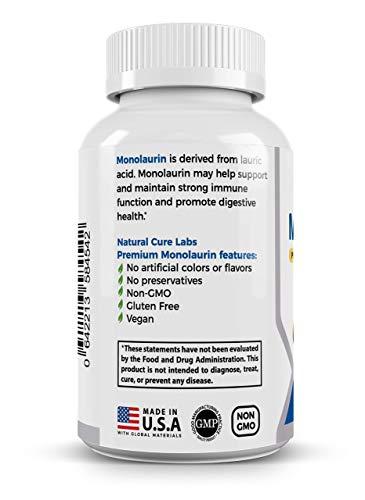 Natural Cure Labs Natural Cure Labs Bundle: Premium Monolaurin 600mg + Immune Support