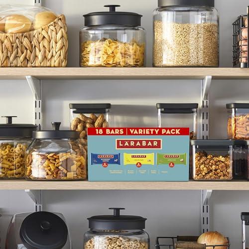 LÄRABAR Larabar Variety Pack, Blueberry Muffin, Lemon Bar, Apple Pie, Fruit & Nut Bars, 18 ct