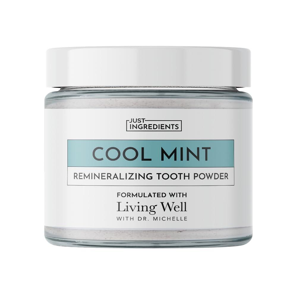 Living Well with Dr. Michelle Living Well with Dr. Michelle Remineralizing Tooth Powder | Fluoride-Free Formula with Hydroxyapatite | Cavity Prevention & Remineralization | Safe & Clean Ingredients | Cool Mint Flavor