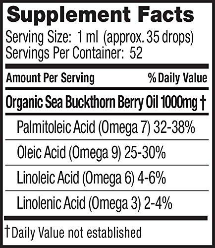 SEABUCKWONDERS SeabuckWonders Sea Buckthorn Berry Oil, 100% Certified Organic, 1.76 FL OZ Bottle (Pack of 12)